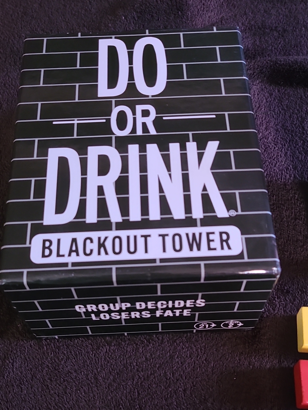 Blackout Tower Party Game - Black